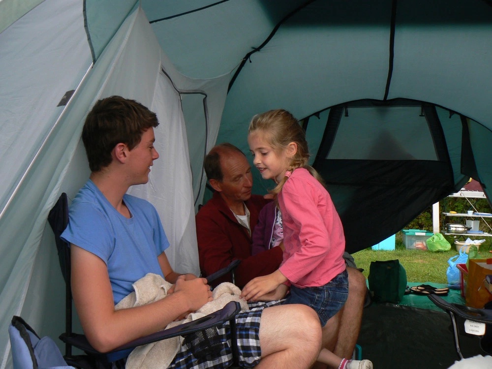 Abi with Philip and Michael